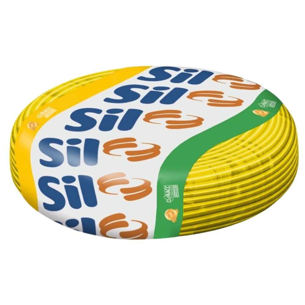 Cabo Flexível 2,5mm² 750V 100 Metros Sil Amarelo